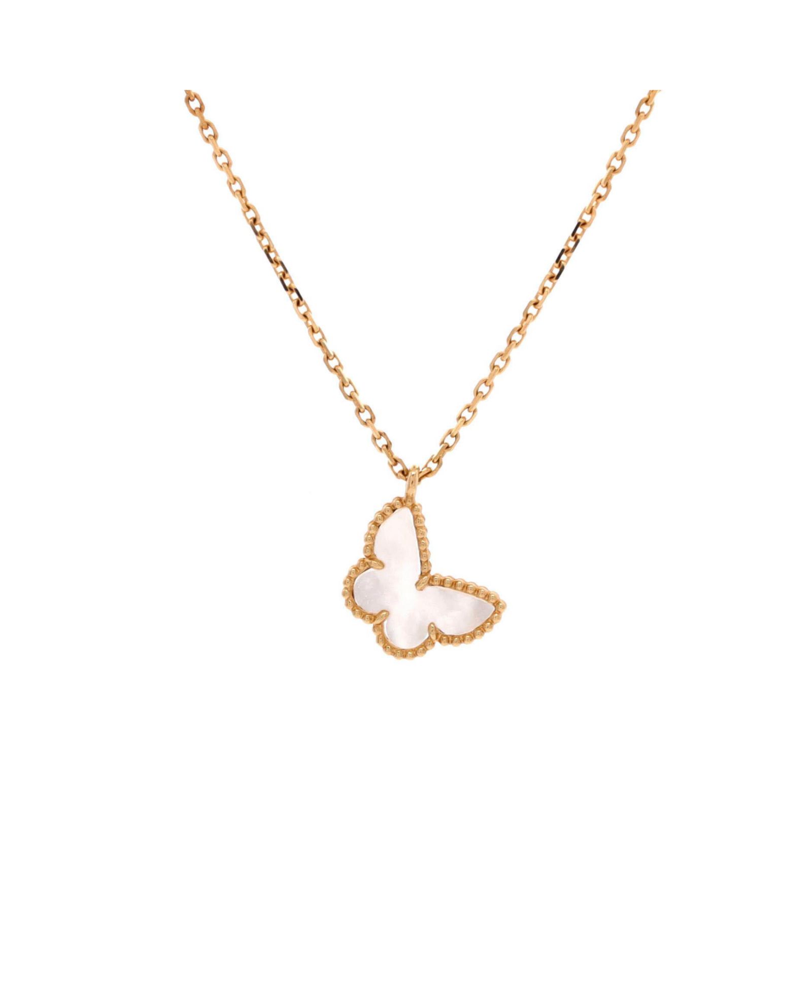 Подвеска-кулон Van Cleef & Arpels Sweet Alhambra Butterfly, б/у