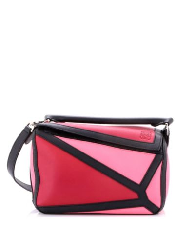 Кожаная сумка Loewe Small Puzzle Pre-Owned
