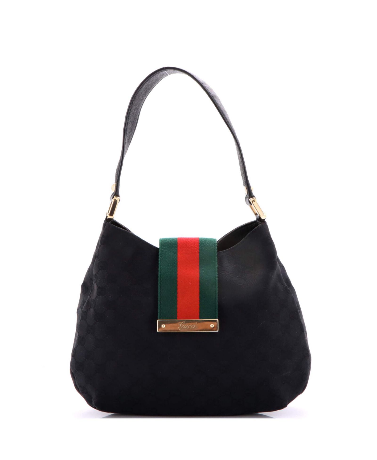 Сумка-хобо Pre-Owned Gucci Medium New Ladies Web GG Canvas
