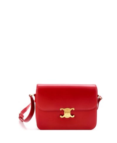 Celine Средняя сумка через плечо Triomphe из гладкой телячьей кожи Pre-Owned