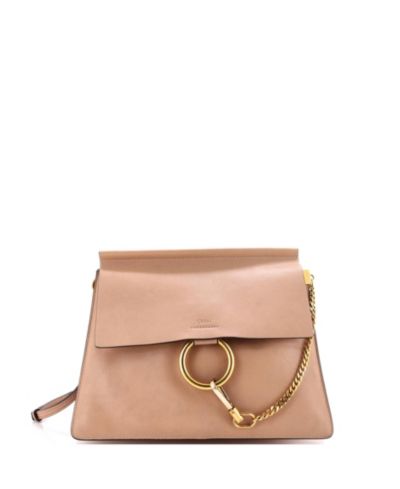Pre-Owned Chloe Medium Faye Shoulder Bag Leather