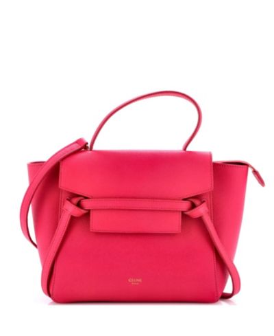 Pre-Owned Celine Nano Belt Bag Textured Leather
