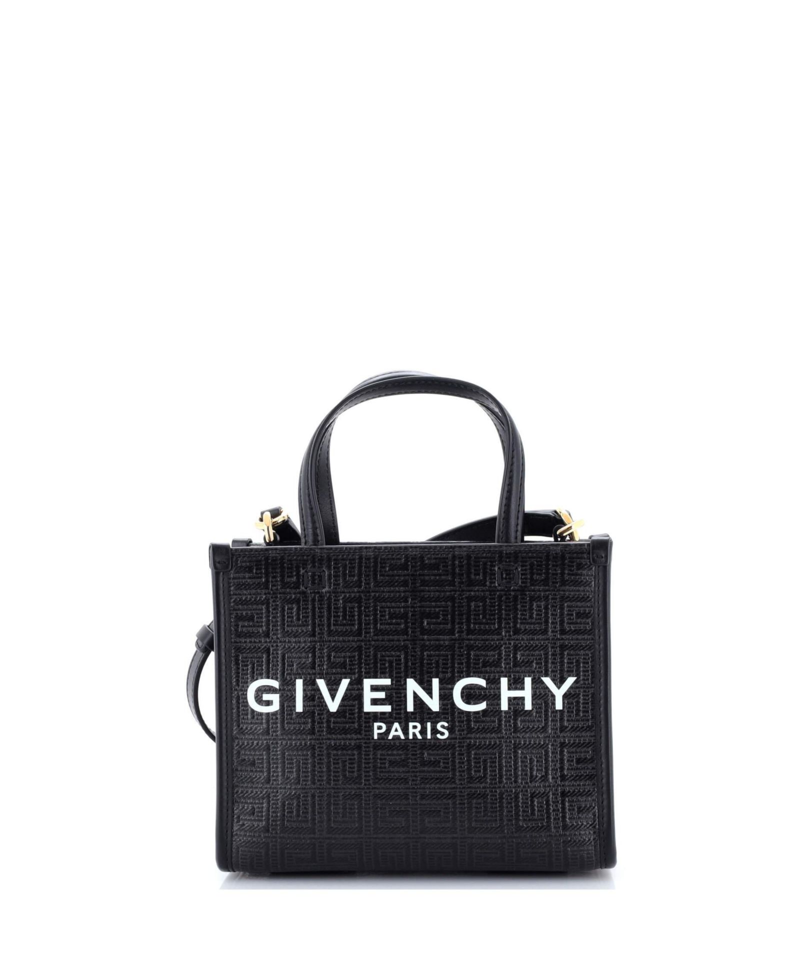Pre-Owned Givenchy Mini G-Tote 4G Сумка из тисненых покрытых холстов