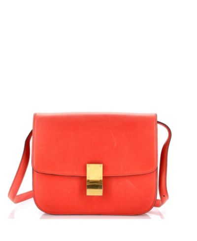 Pre-Owned Celine Medium Classic Box Bag Smooth Leather
