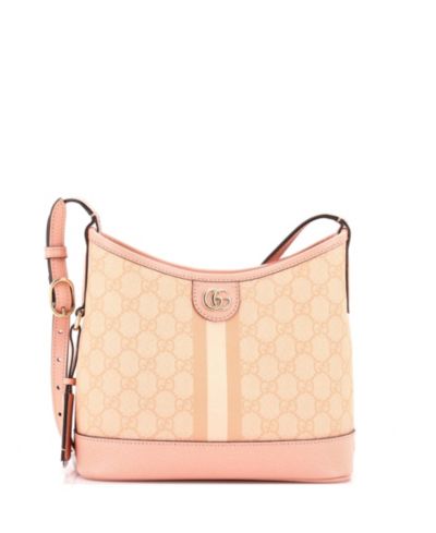 Сумка-ведро Gucci Small Ophidia из прорезиненного полотна с кожаной отделкой, Pre-Owned