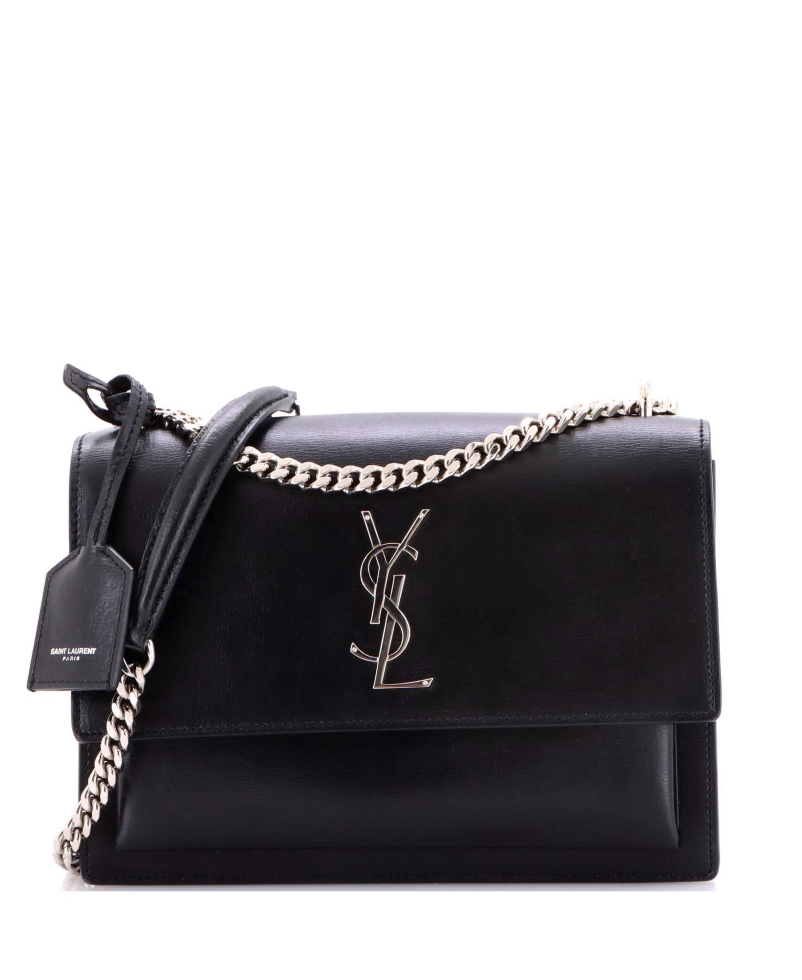 Pre-Owned Saint Laurent сумка через плечо Sunset, кожаная, средняя