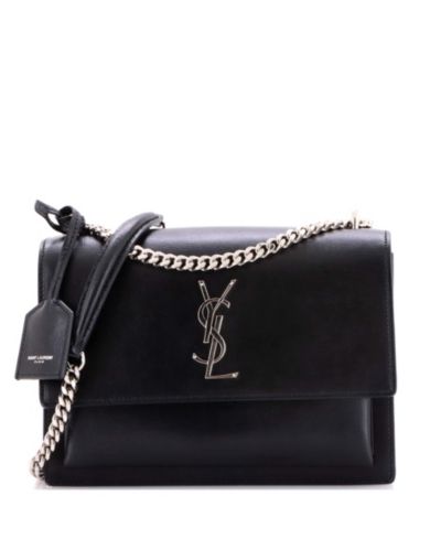 Pre-Owned Saint Laurent Medium Sunset Crossbody Bag Leather