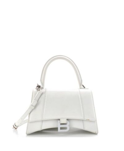 Pre-Owned Balenciaga Small Hourglass Top Handle Bag Leather сумка