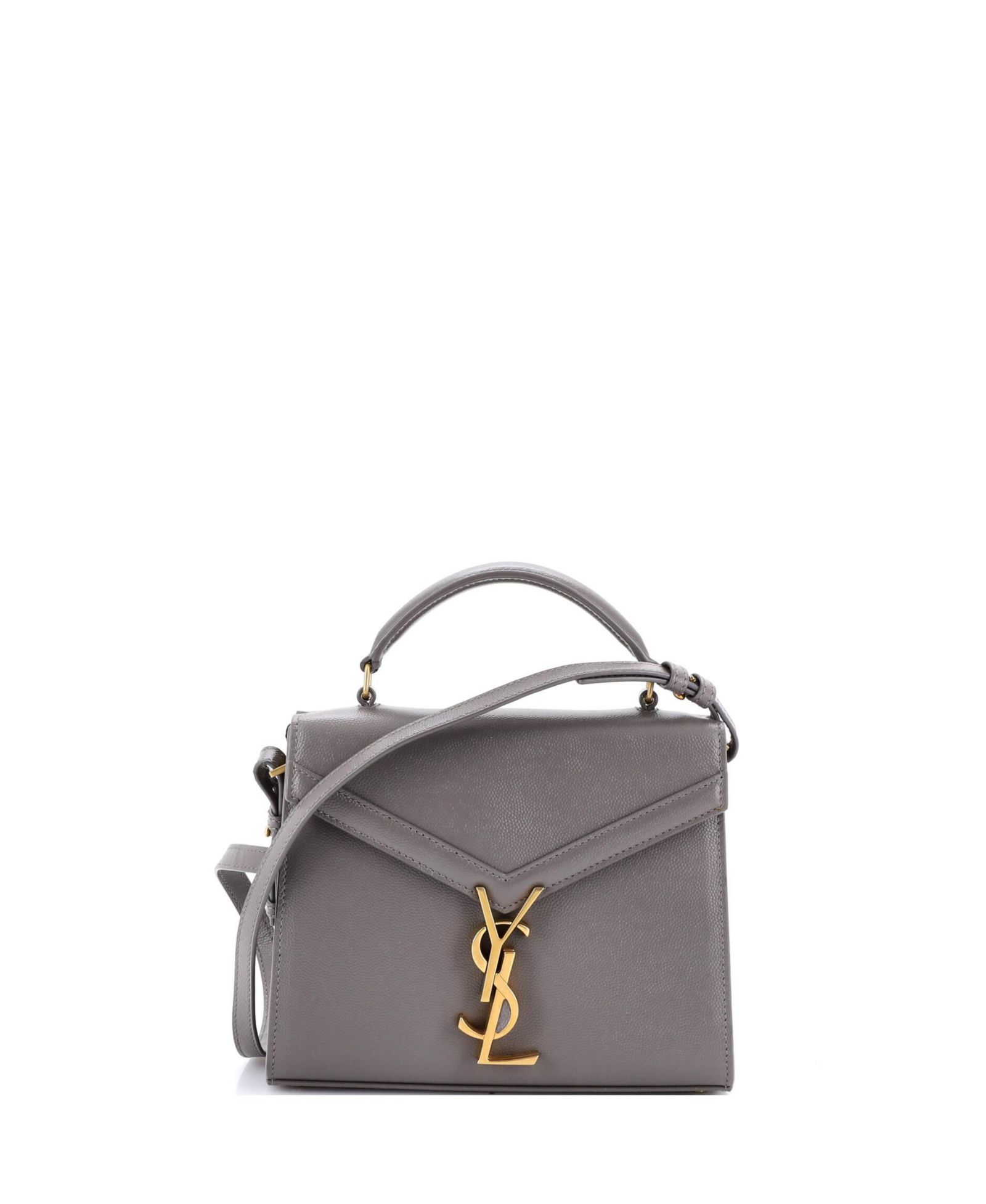 Saint Laurent Мини-сумка Cassandra с ручкой из кожи, б/у