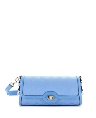 Сумка через плечо Gucci Small Luce из канваса, б/у