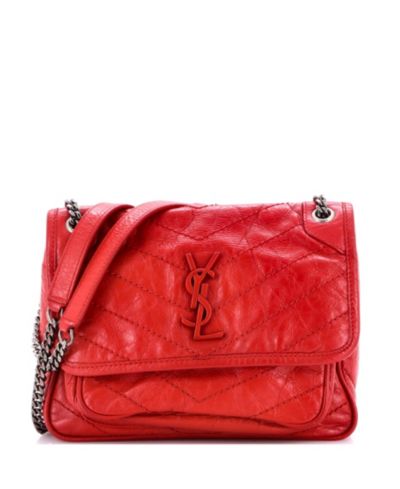 Сумка Saint Laurent Baby Niki Chain Flap Matelasse Chevron Leather (б/у)