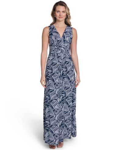 Женское платье макси Jessica Howard Petite Sleeveless V-Neck