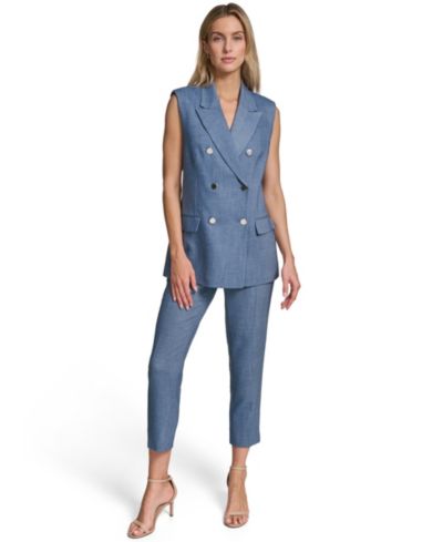 Женские брюки Calvin Klein Petite High-Waisted Modern-Fit
