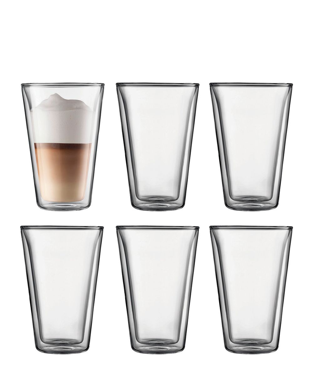 Bodum Canteen Double Wall Glasses, Set of 6