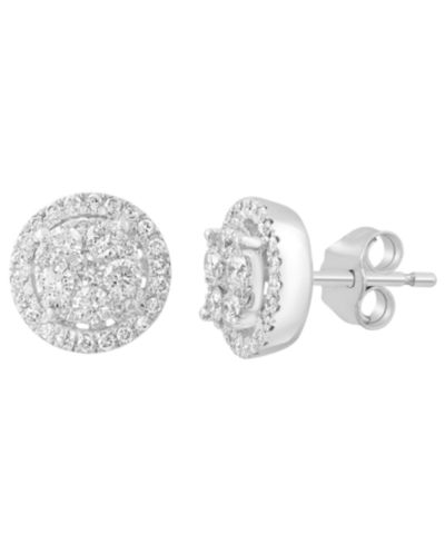 Серьги EFFY Collection с бриллиантами (3/4 ct. t.w.) в белом золоте 14k