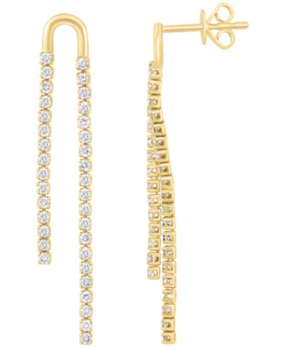 Серьги EFFY Collection с бриллиантами (1 ct. t.w.) из желтого золота 14k