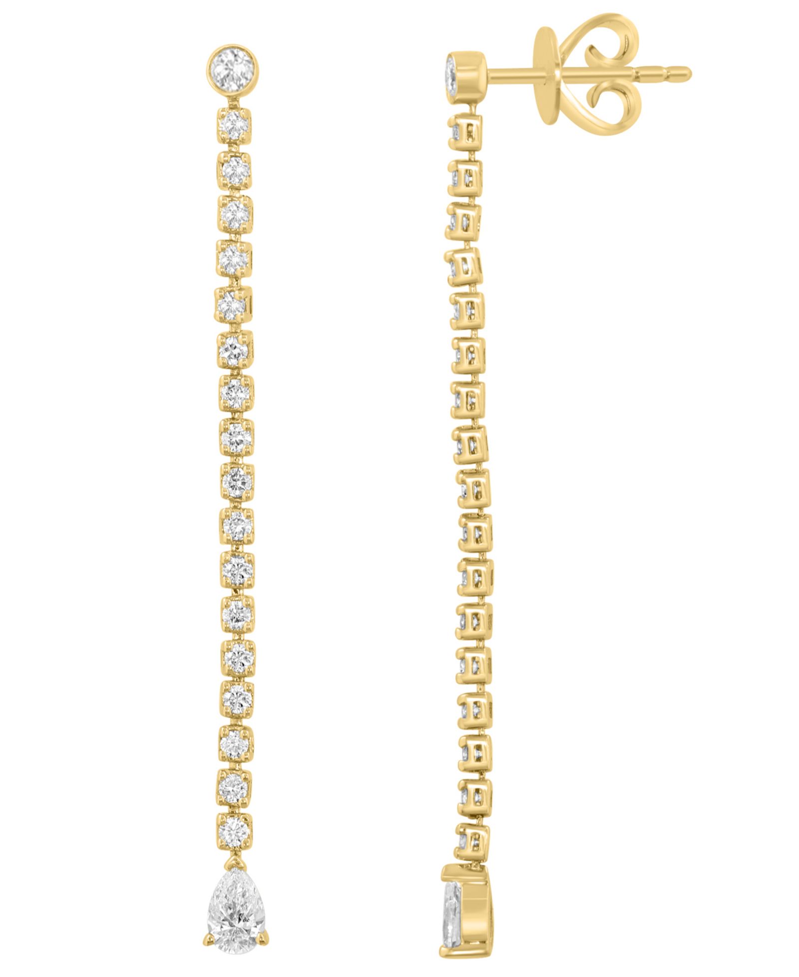 EFFY Collection Diamond (3/4 ct. t.w.) Earrings in 14k Yellow Gold
