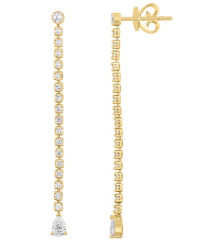 EFFY Collection Серьги с бриллиантами (3/4 ct. t.w.) в 14k желтом золоте