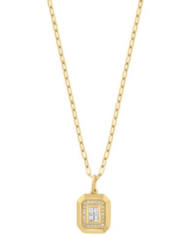 Подвеска EFFY Collection Diamond (1/6 ct. t.w.) в желтом золоте 14k