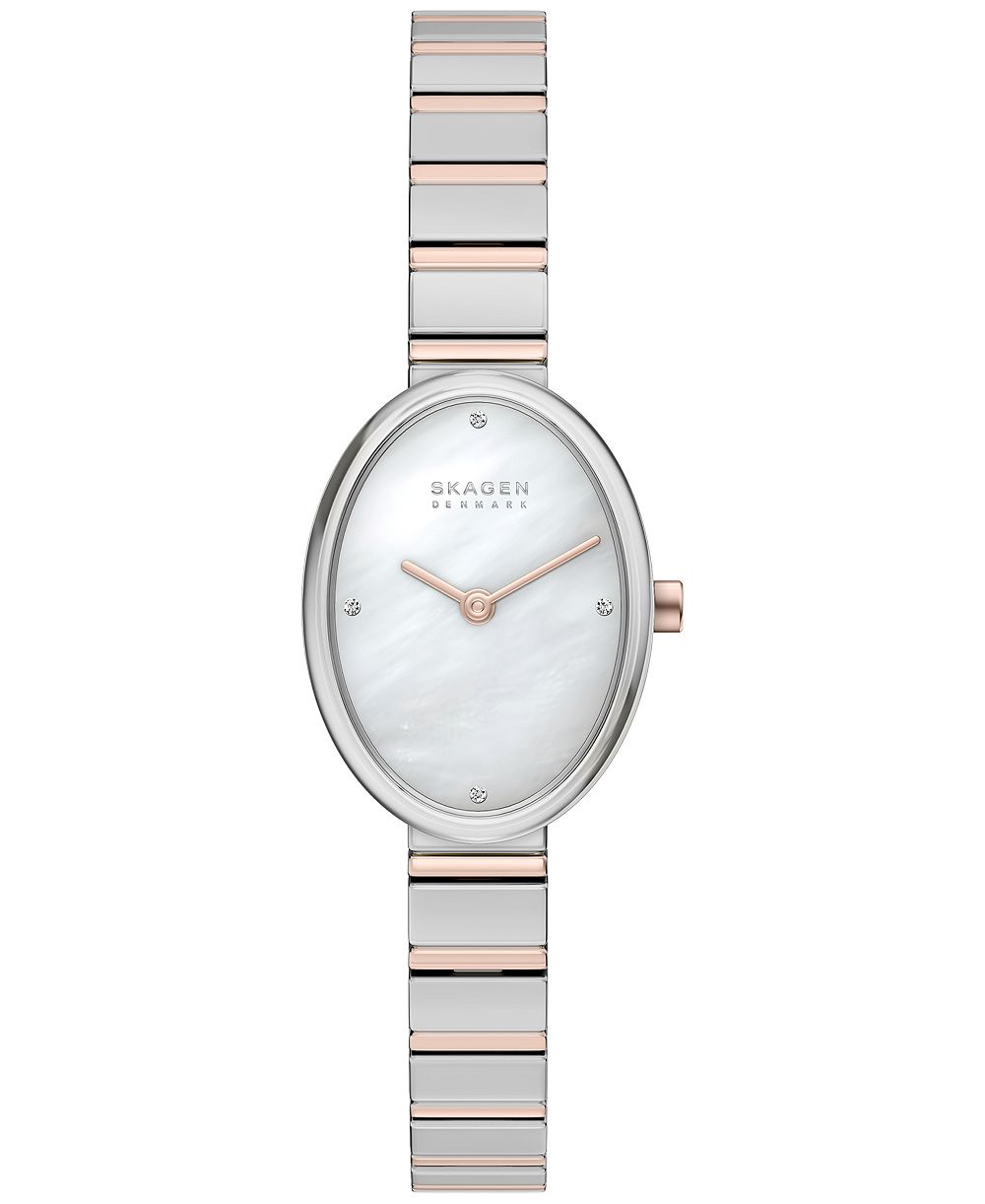 Skagen женские часы Anita с овальным циферблатом, кварцевые, двухстрелочные, нержавеющая сталь, 20 мм