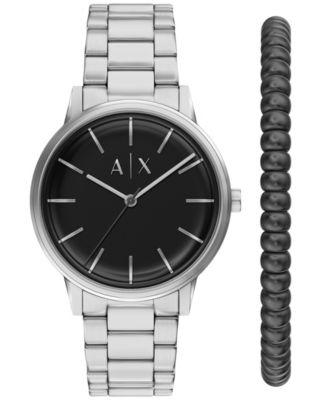 A|X Armani Exchange Мужские кварцевые часы Silver Stainless Steel 42mm