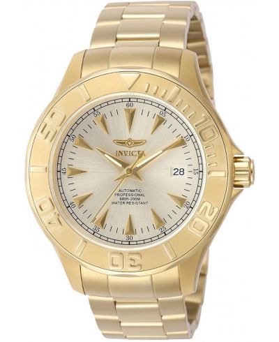 Invicta Men's 7039 Signature Automatic 3 Hand Champagne Dial Watch