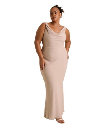 Женское шифоновое платье Six Stories Plunge Cowl Bridesmaid Dress