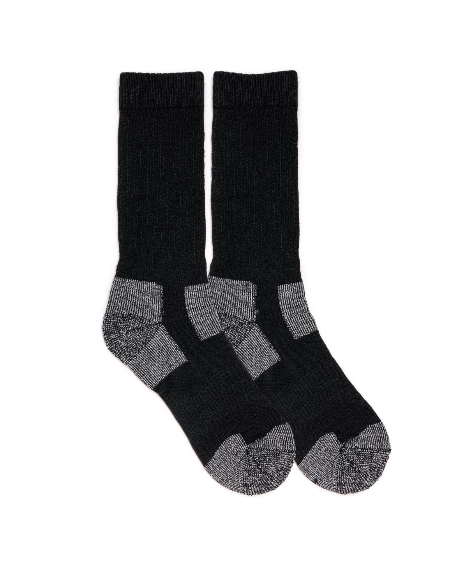 Ruff N Tuff Men's Work Wear Steel Toe Crew Socks, 2 Pair Pack