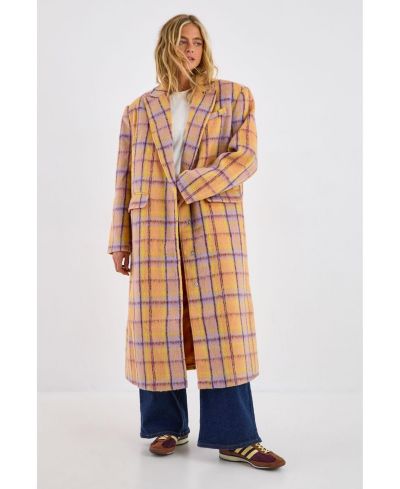 Nasty Gal Женское приталенное пальто на одной пуговице