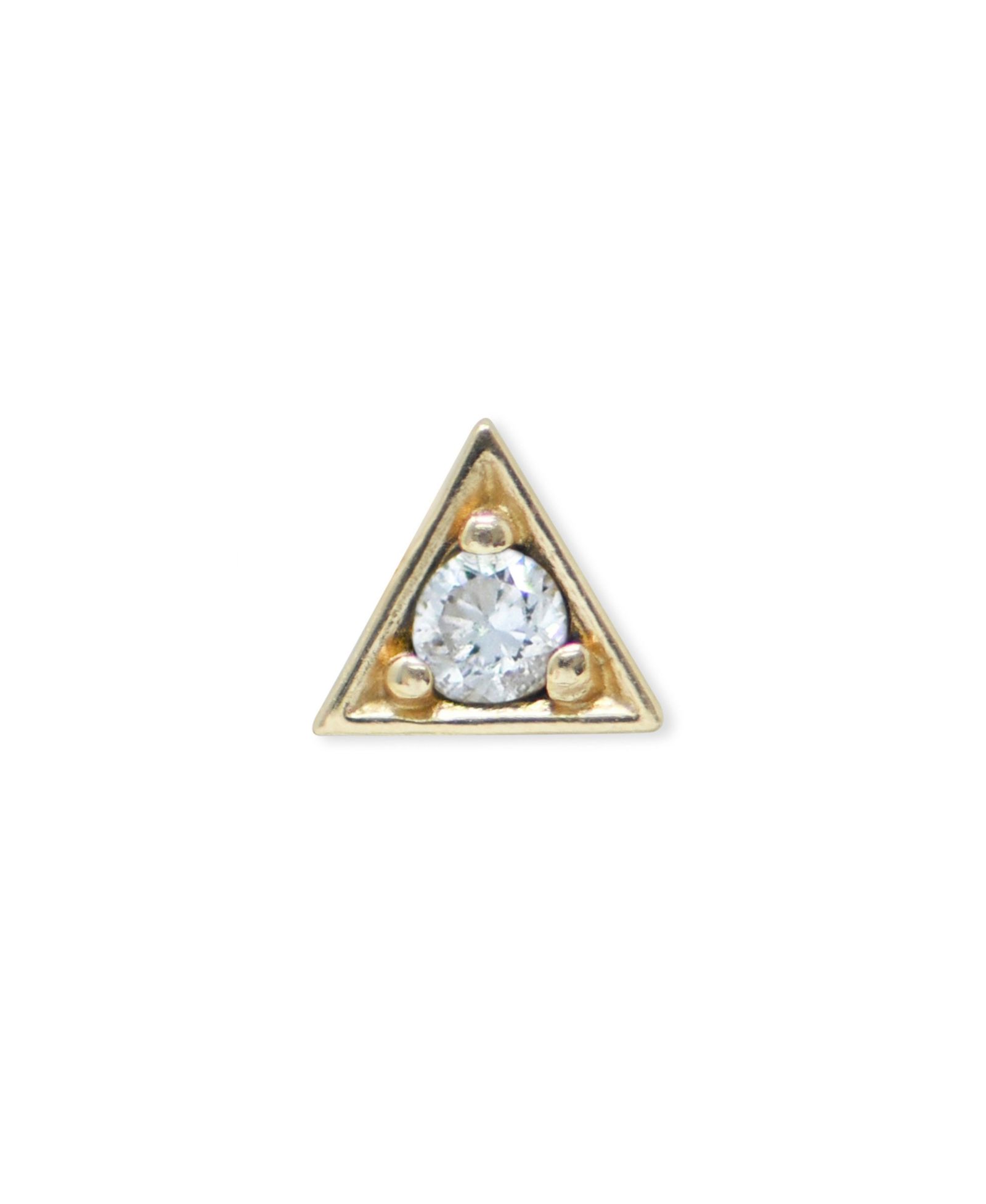 Серьги-гвоздики Anzie Cleo Round Single Stud