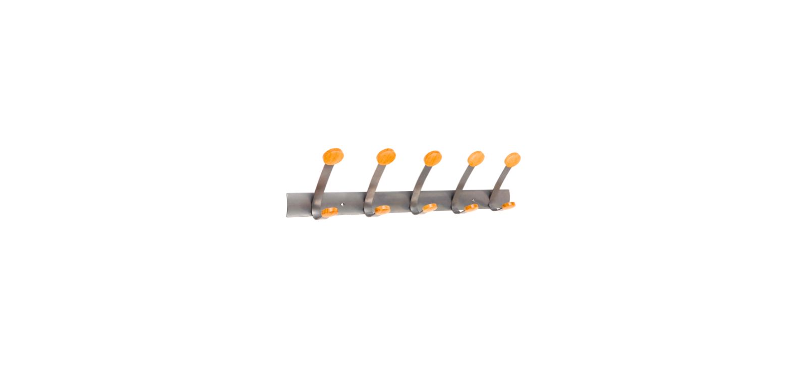 Alba Wall Mounted Double Peg Rail with 10 Pegs