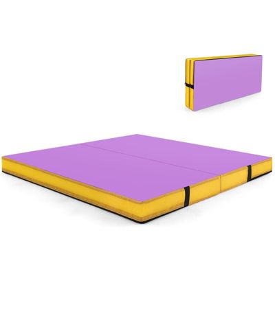 Гимнастический мат HONGGE Bi-Folding с ручками и чехлом, 4 фута