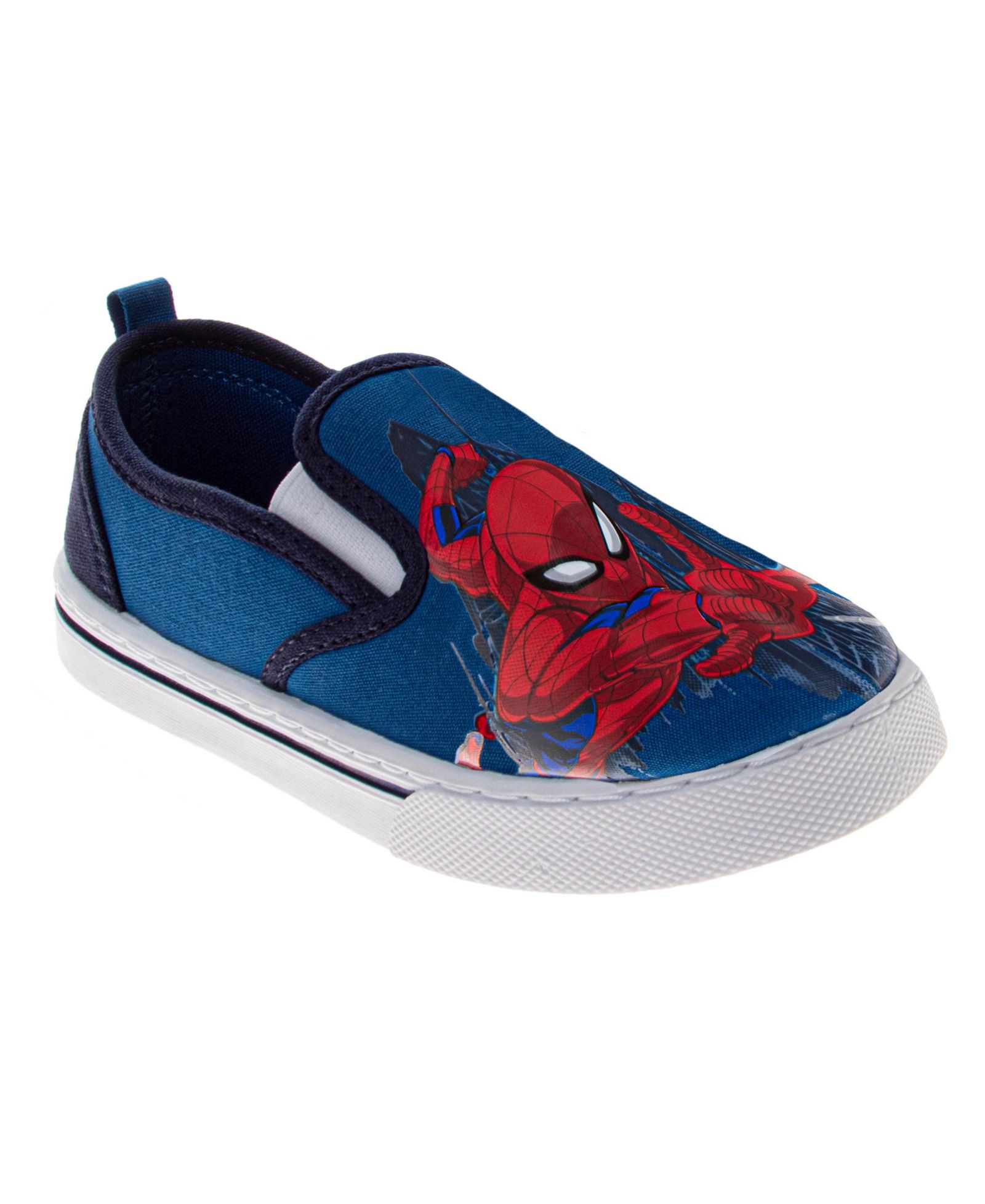 Spider-Man кеды из канваса Marvel City Guardian slip on для мальчиков (Big 13-4)