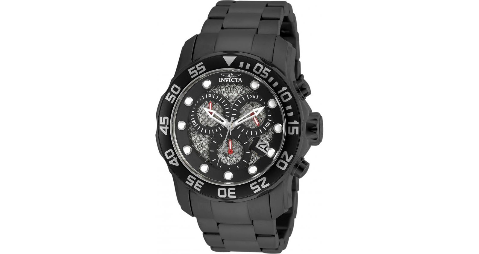 Мужские кварцевые часы Invicta 19838 Pro Diver с 3 циферблатами