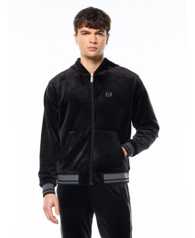 Мужская реверсивная велюровая спортивная куртка Sergio Tacchini Viaggioa