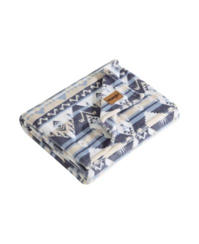 Wrangler Jesse Printed Plush Throw, 70" X 50"