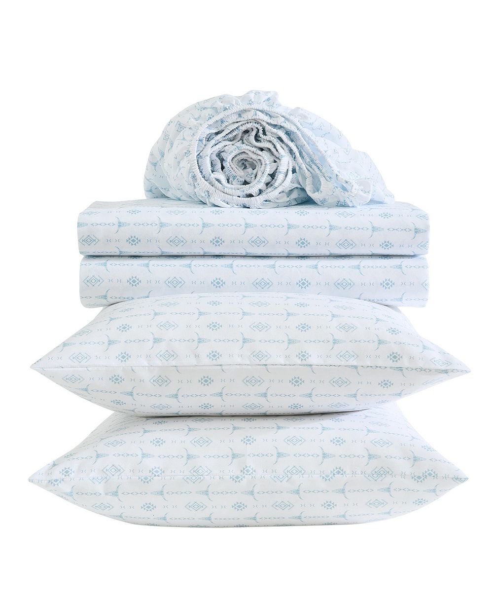 Комплект из 4 простыней Wrangler Steer Head Stripe Microfiber Full