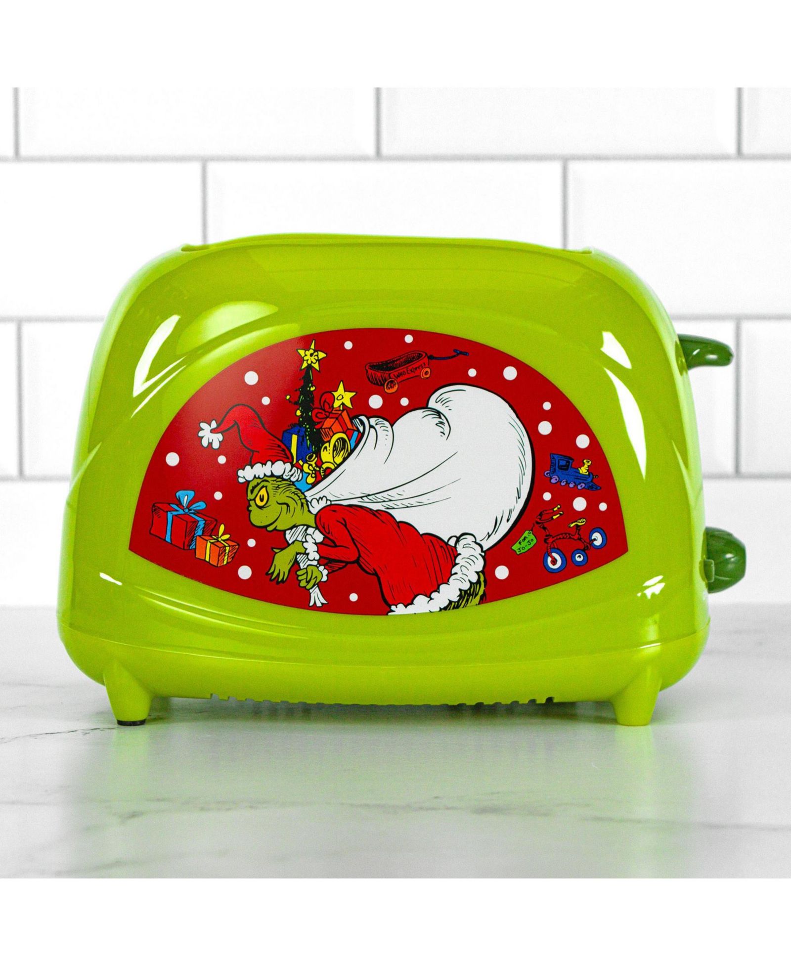 Тостер Uncanny Brands Grinch Two-Slice Toaster