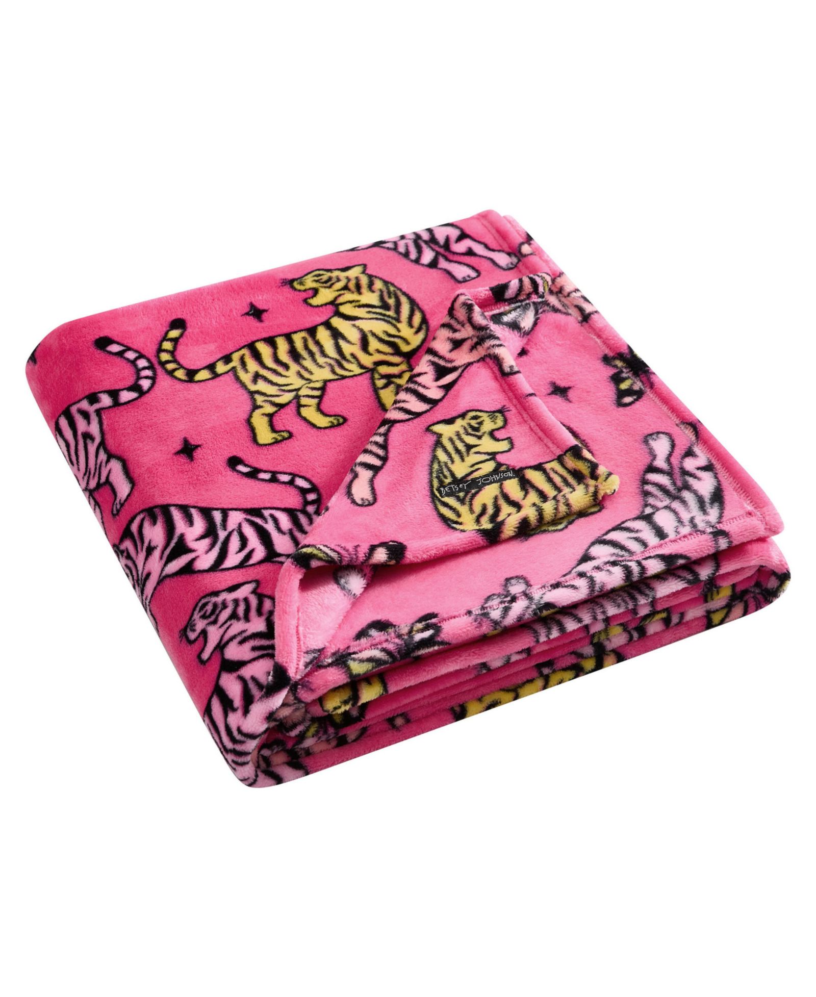 Плед Betsey Johnson Butterfly Tiger Printed Plush, 70" X 50"