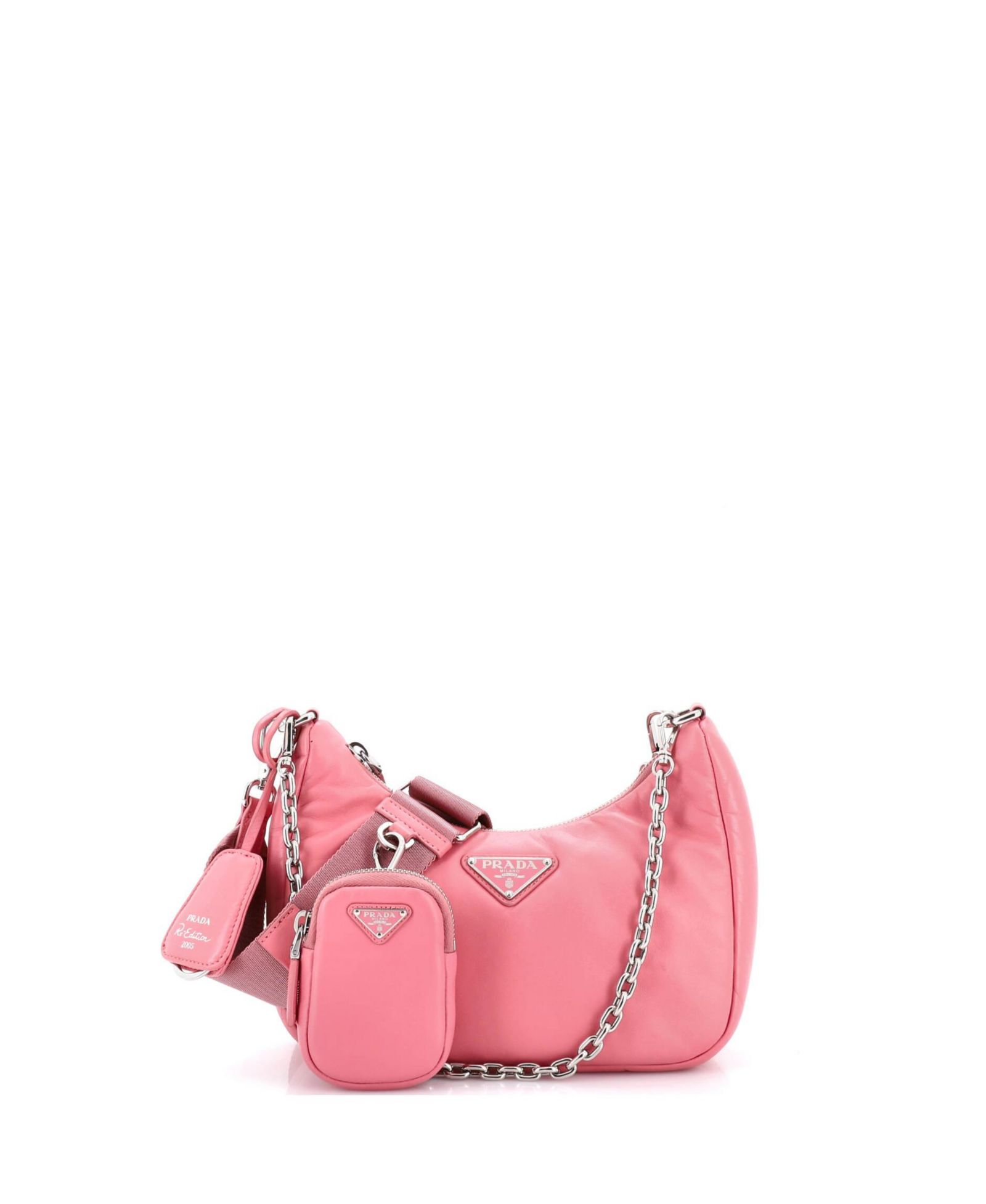 Сумка через плечо Pre-Owned Prada Small Re-Edition 2005 Nappa Leather