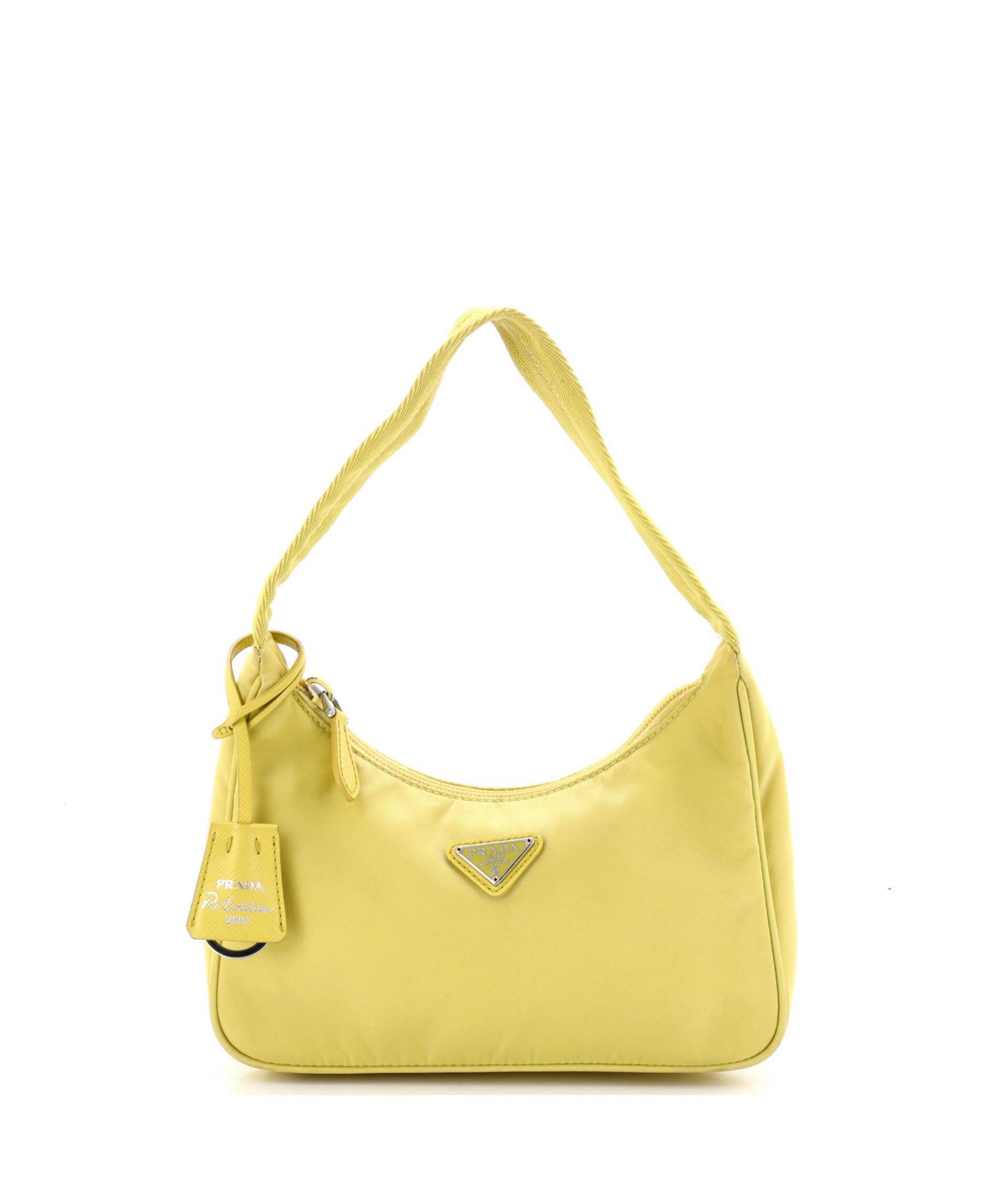 Prada Mini Re-Edition 2000 сумка хобо Tessuto, б/у