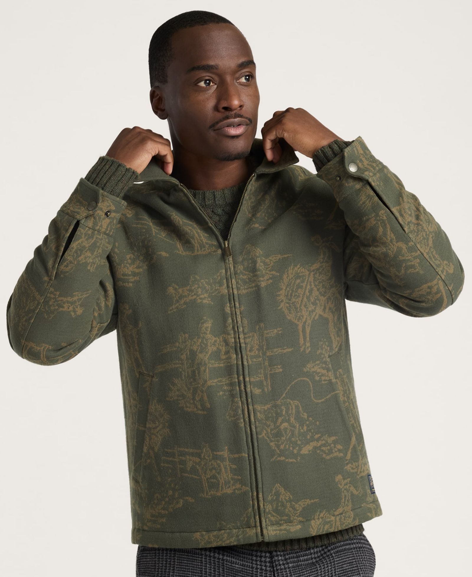 Pendleton Mens Quilted Chamois Work Jacket