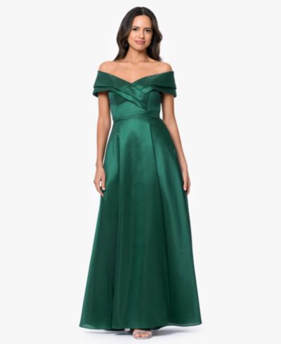 Вечернее платье XSCAPE Women's Off-The-Shoulder Sweetheart Neck Ball Gown