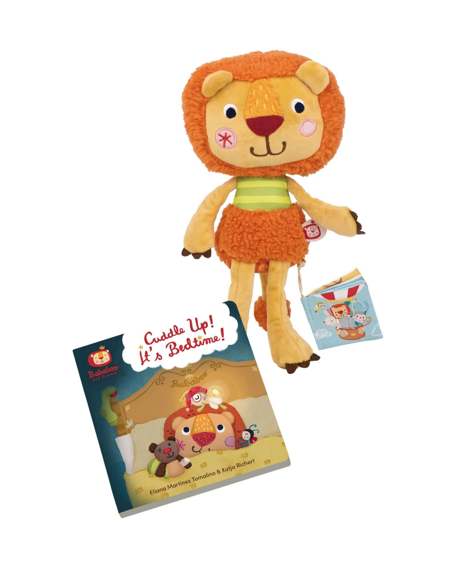 Набор Bababoo and friends Lion Bedtime Book & Plush
