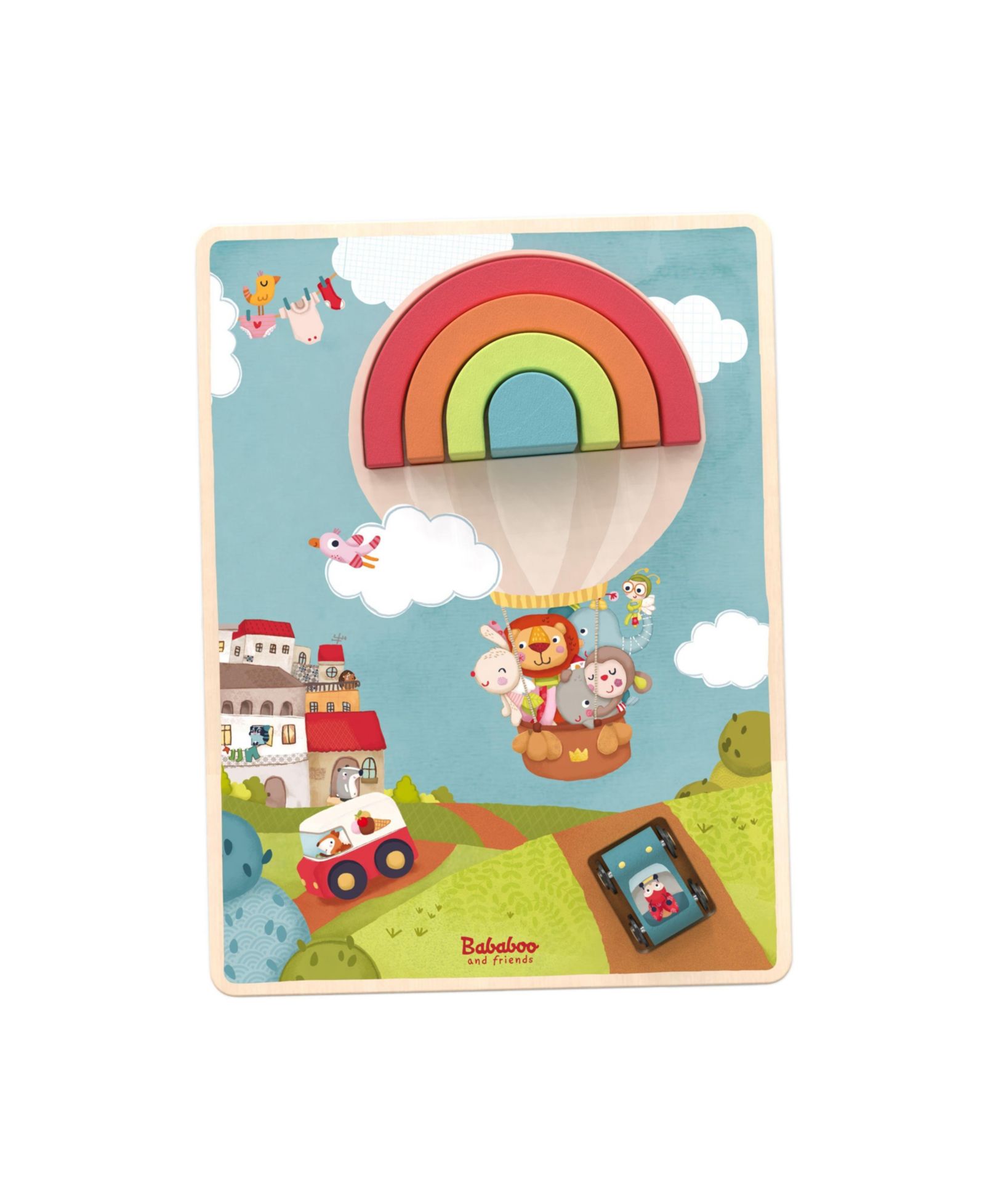 Игра-головоломка Bababoo and friends Drive Through the Rainbow