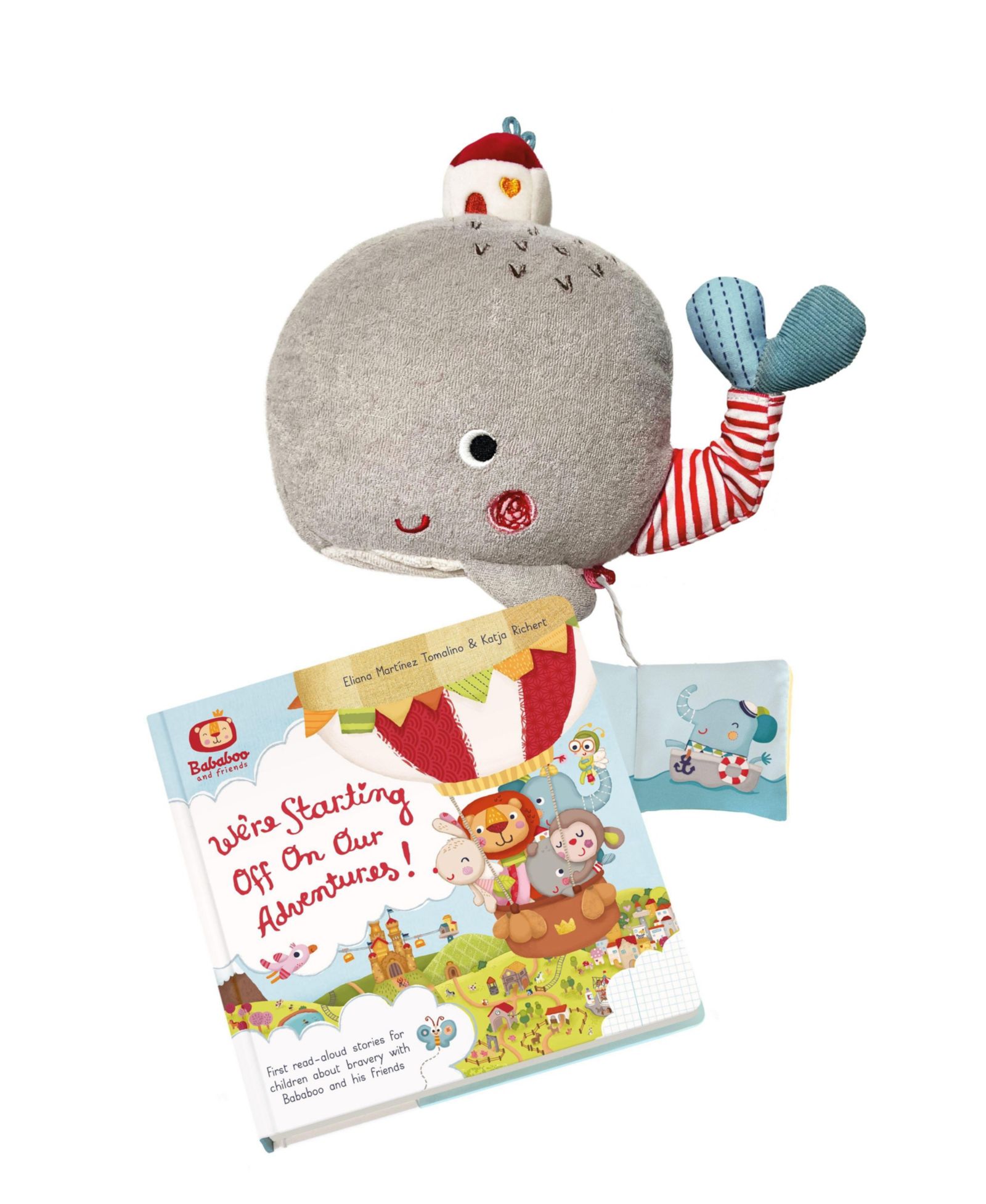 Набор Bababoo and friends Wilma Whale Adventures Книга и плюшевая игрушка