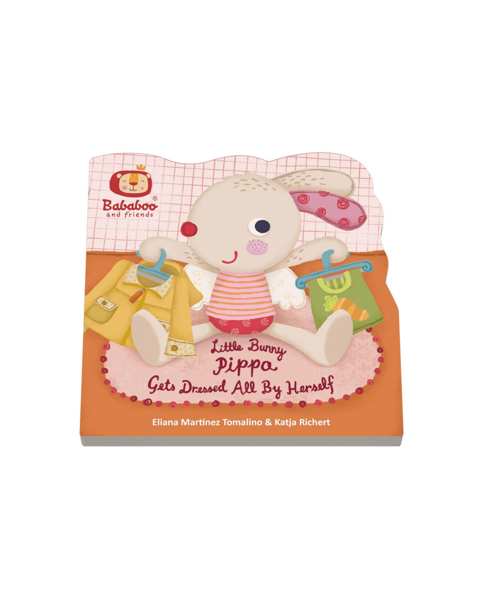 Bababoo and friends набор книга и мягкая игрушка Pippa Bunny