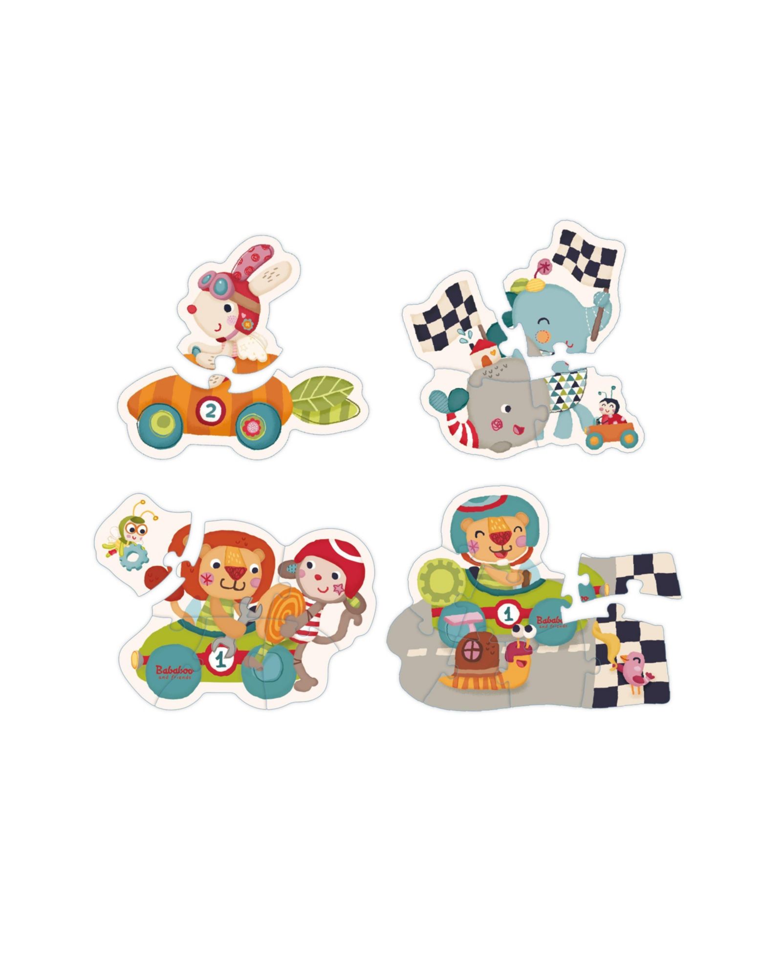 Bababoo and friends Пазл-фигурка Lion Race