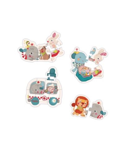 Пазл Bababoo and friends Wilma Whale Ambulance Figure