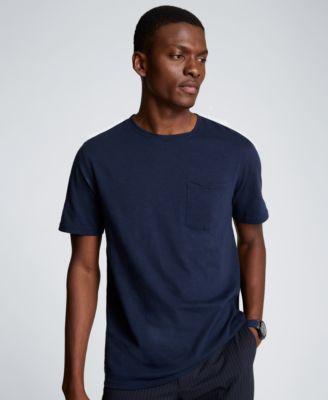 Мужские трикотажные футболки Kenneth Cole Sport Navy Solid Crewneck